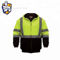 High visibility reflective winter warm safety jacket